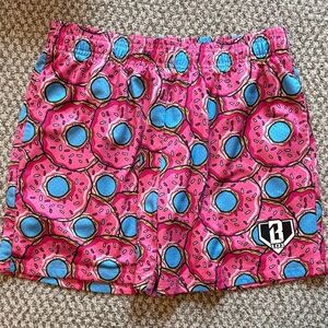 Baseball life donut shorts